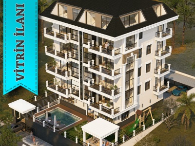 Alanyanın Merkezinde İnşaatının Başlangıç ​​Aşamasında Olan Seçkin Bir Komplekste 3+1 Ve 4+1 Daire Yeni Konut Projeleri Büyükhasbahçe Mah