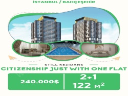 Başakşehir Bahçeşehir 1. Kısım Mah. Satılık Daire 2+1 132 M2 | 15. Kat | Merkezi Isınma(Pay Ölçer) | 2 Banyo | 2 Yatak Odası