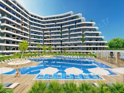 Antalya Aksu Altıntaşta Satılık Daire Ultra Lüks Ler 1+1 Altıntaş Mah