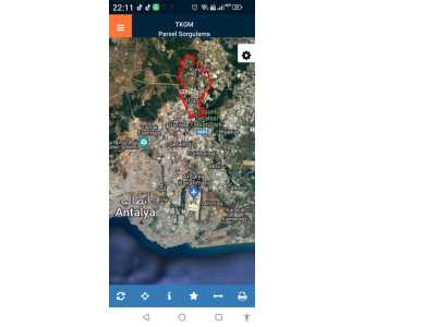 Antalya Aksu Topallı Mahallesinde Satılık Arsa Mah