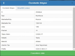 Kumluca Kuzca Mah. Satılık Tarla 3624 M2