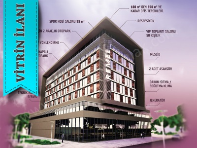 Antalyanın En Prestijlisi Remel Plazada 2+1 Satılık Ofis  Büro Lüx Muratpaşa Etiler Mah