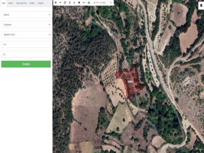 Bilecik Gölpazarı Şahinler Köyünde 2 673 M2 Satılık Tarla