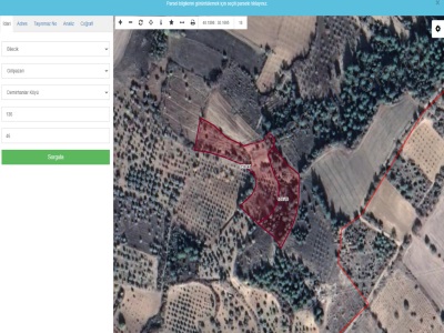Bilecik Gölpazarı Demirhanlar Köyünde 2Tapudan Oluşan 7400M2 Bağ Satılık Tarla
