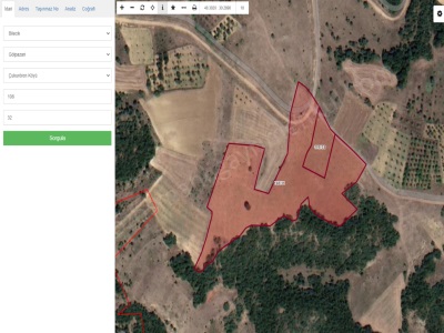 Gölpazarı Çukurören Köyünde 18400 M2 Cevizlik Satılık Tarla