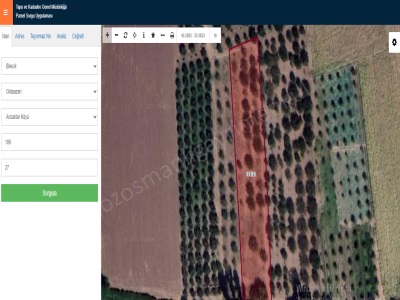 Gölpazarı Arıcaklar Köyünde 2625 M2 Satılık Tarla