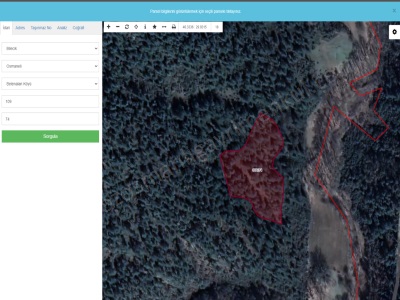 Osmaneli Belenalan Köyünde 8200 M2 Satılık Tarla
