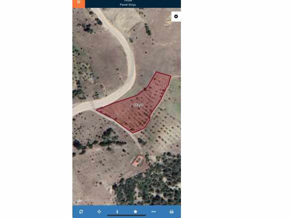 Üç Tarafı Yol Bir Tamamen Asfalt Cepheli Envayi Çeşit Meyve Ağacı Satılık Bağ inhisar Tozman Köyü