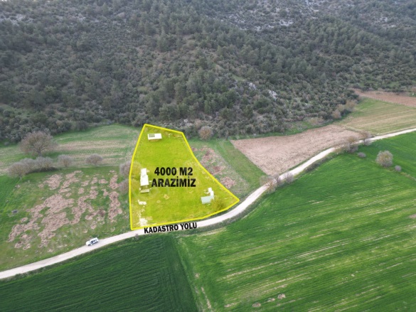 Derbentbaşı Köyü Ezine Satılık Tarla |  4000M2 2.500.000Tl Resim-2