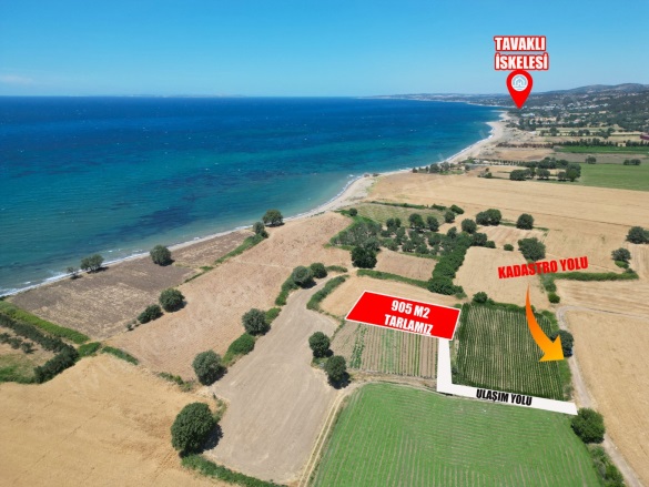 Merkez 1 Mah-Kösedere Köyü. Ayvacık Satılık Tarla |  905M2 1.800.000Tl Resim-3