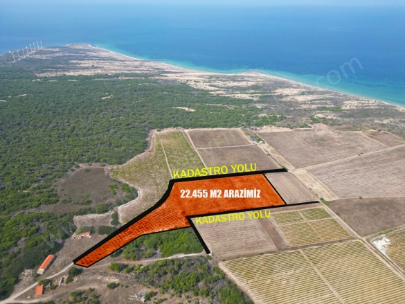 Cumhuriyet Mah. Bozcaada Satılık Tarla |  22454M2 60.000.000Tl Resim-2