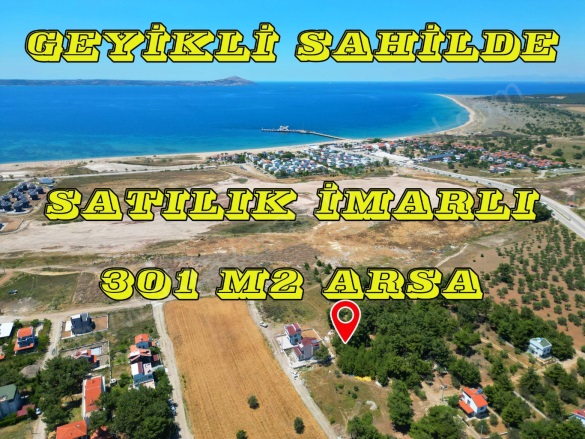 Cumhuriyet Mah-Geyikli Köyü. Ezine Satılık Arsa |  301M2 3.550.000Tl İmarlı  Resim-4