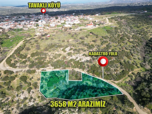 Tavaklı Köyü Ezine Satılık Arazi |  3658M2 2.490Tl Resim-2