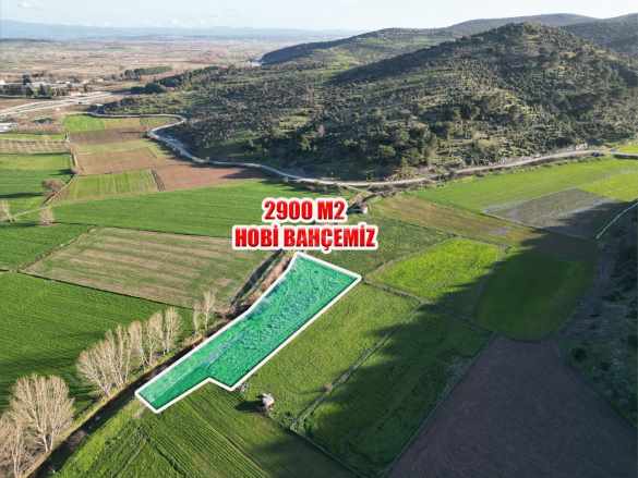 Çamköy De Satılık Arazi Shell Arkasında 2900 M2 Hobi Bahçesi Ezine Köyü
