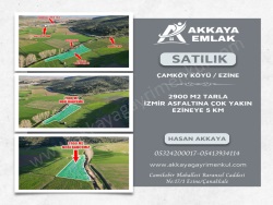 Ezine Çamköy Köyü Satılık Arazi 2900 M2