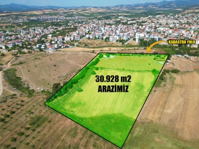 Bayramiç Merkezde Satılık Tarla 31 Dönüm İmara Sınır Yatırımlık Arazi Camicedit Mah