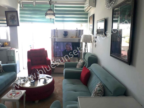 Merkez Gazimağusa Satılık Daire |  2+1 Oda |72.000£  Krediye Uygun  | 5. Kat | Klima | 1 Banyo | 2 Yatak Odası Resim-1