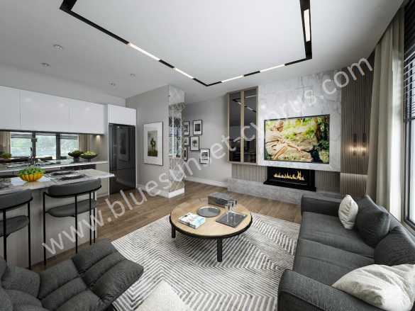 Merkez Yeni Boğaziçi Satılık Daire |  2+1 Oda | 70M2 110.000£  Krediye Uygun  | 1 Banyo | 2 Yatak Odası Resim-3