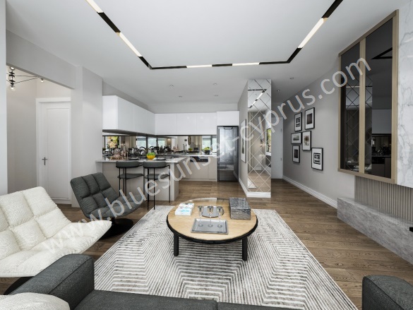 Merkez Yeni Boğaziçi Satılık Daire |  2+1 Oda | 70M2 110.000£  Krediye Uygun  | 1 Banyo | 2 Yatak Odası Resim-4