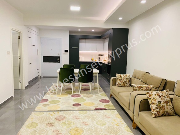 Long Beach İskele Satılık Daire |  1+1 Oda | 82M2 125.000£  Krediye Uygun  Eşyalı  | 2. Kat | 1 Banyo | 1 Yatak Odası Resim-4