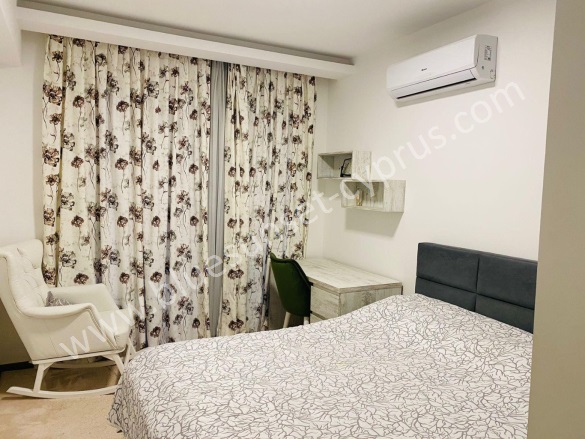 Long Beach İskele Satılık Daire |  1+1 Oda | 82M2 125.000£  Krediye Uygun  Eşyalı  | 2. Kat | 1 Banyo | 1 Yatak Odası Resim-5