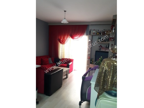 Karakol Gazimağusa Kiralık Daire |  2+1 Oda |Yıllık 400£ Eşyalı  | 1. Kat | Klima | 1 Banyo | 2 Yatak Odası Resim-3