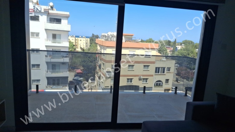 Dumlupınar Gazimağusa Kiralık Daire |  50M2 Yıllık 450£ Eşyalı  | 4. Kat | Klima | 1 Banyo Resim-1