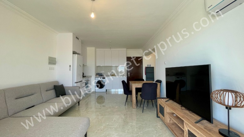 Merkez Gazimağusa Kiralık Daire |  1+1 Oda |Yıllık 500£ Eşyalı  | 1. Kat | Klima | 1 Banyo | 1 Yatak Odası Resim-4