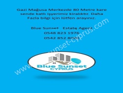 Gazimağusa Merkez Kiralık Dükkan 80 M2 | Zemin Kat