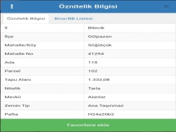 Gölpazarı Söğütcük Köyü Satılık Tarla 1332 M2