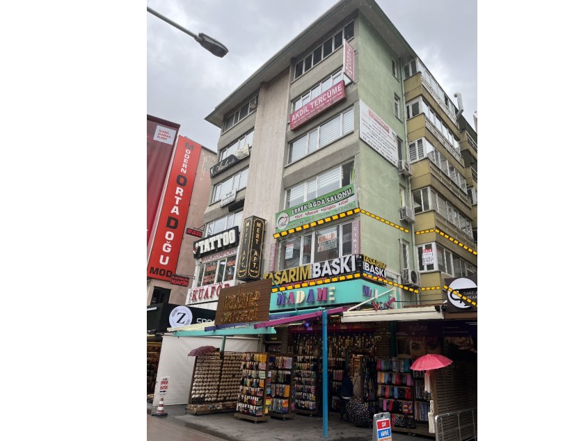 ÇAĞDAŞ TAN KIZILAY KARANFİL 1 DE SATILIK ÖN CEPHE İŞ YERİ