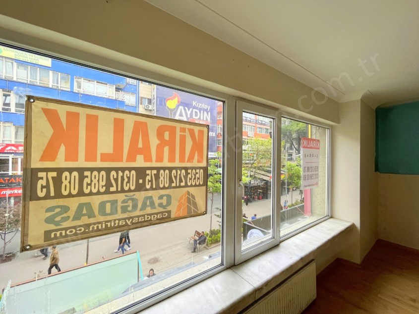 ÇAĞDAŞ TAN KIZILAY KARANFİL 1 DE SATILIK ÖN CEPHE İŞ YERİ