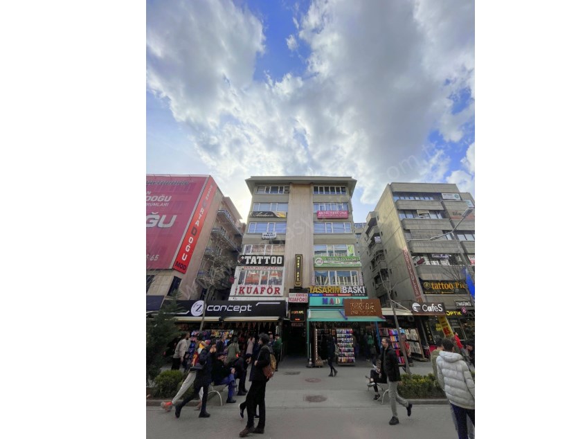 ÇAĞDAŞ TAN KIZILAY KARANFİL 1 DE SATILIK ÖN CEPHE İŞ YERİ