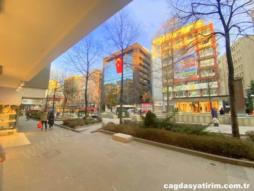 ÇAĞDAŞ TAN KIZILAY İZMİR CAD. ÖN CEPHE KİRALIK 3+1 İŞYERİ