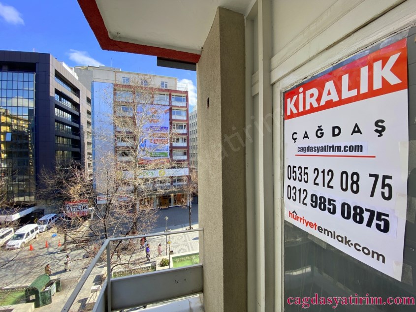 ÇAĞDAŞ TAN KIZILAY İZMİR CAD. ÖN CEPHE KİRALIK 3+1 İŞYERİ