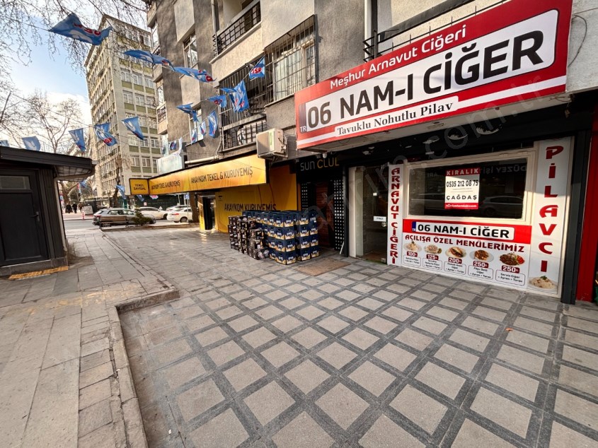 ÇAĞDAŞ TAN KIZILAY YÜKSEL CAD. KİRALIK DÜKKAN