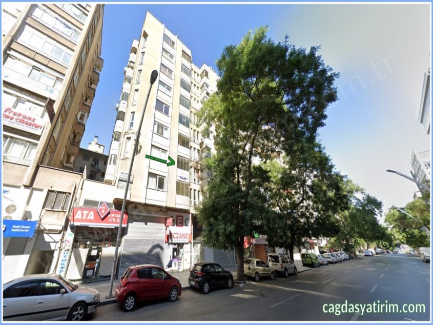 ÇAĞDAŞ  TAN KIZILAY, MİTHATPAŞA CAD. ÜZERİ ÖN CEPHE SATILIK 1+1 İŞYERİ