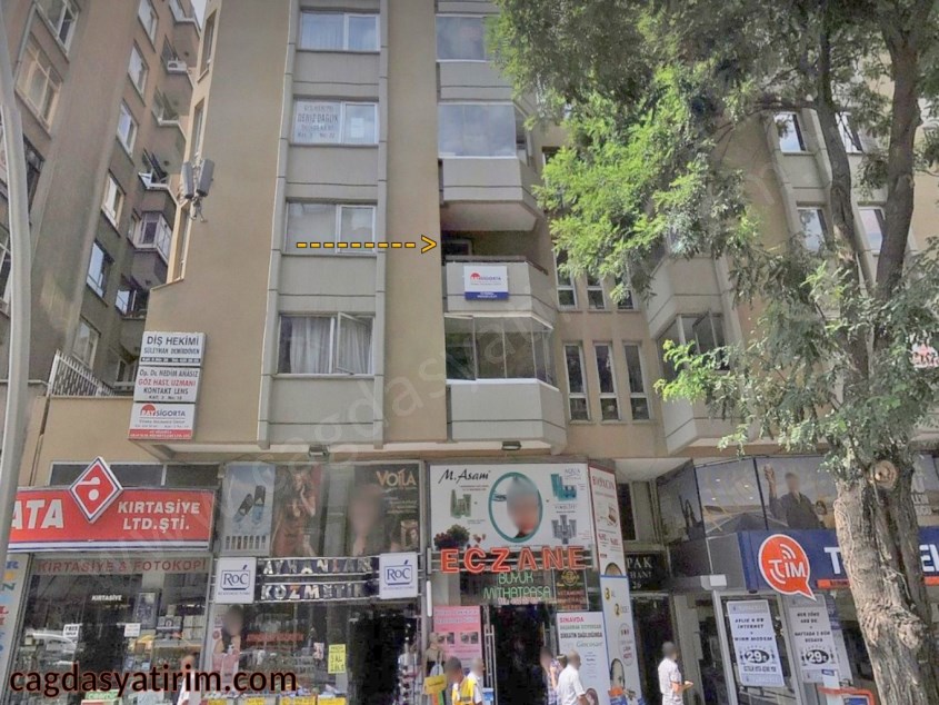 ÇAĞDAŞ  TAN KIZILAY, MİTHATPAŞA CAD. ÜZERİ ÖN CEPHE SATILIK 1+1 İŞYERİ