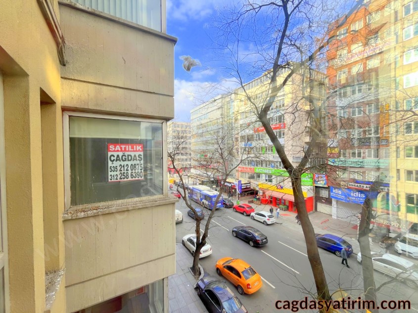 ÇAĞDAŞ  TAN KIZILAY, MİTHATPAŞA CAD. ÜZERİ ÖN CEPHE SATILIK 1+1 İŞYERİ