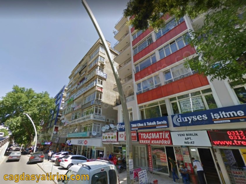 ÇAĞDAŞ TAN KIZILAY MİTHATPAŞA DA KİRALIK ÖN CEPHE 3+1 OFİS