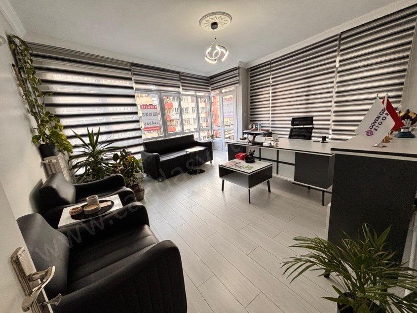 ÇAĞDAŞ TAN KİRALIK OFİS İŞYERİ ZİYA GÖALP BULV. ÜZERİNDE FULL YAPILI 3+1