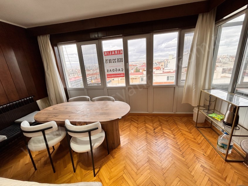 ÇAĞDAŞTAN KOCATEPE KIZILIRMAK TA MANZARALI EŞYALI KİRALIK 1+1 DAİRE