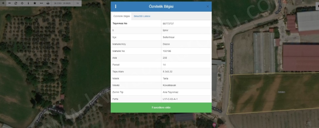 Düzce Mah. Seferihisar Satılık Arazi |  5343M2 16.635.000Tl Resim-2