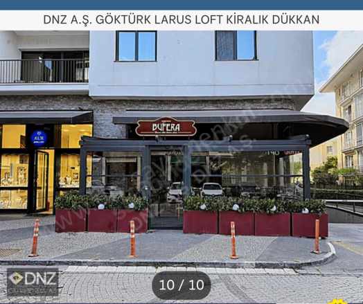 Dnz A Ş Tekyetki Larus Loft 650 M2 işyeri 1 Kiralık Dükkan Eyüpsultan Göktürk Merkez Mah