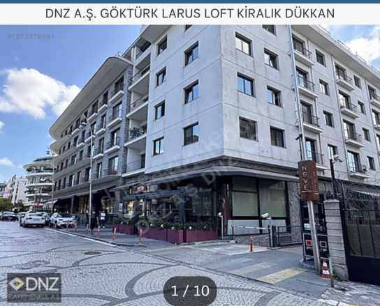 Dnz A Ş Tekyetki Larus Loft 650 M2 işyeri 1 Kiralık Dükkan Eyüpsultan Göktürk Merkez Mah