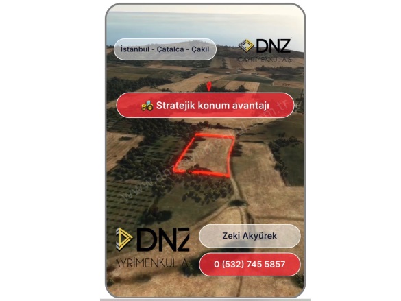 Çakıl Mah. Çatalca Satılık Tarla |  27861M2 115.000.000Tl Resim-4