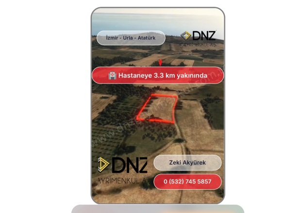 Atatürk Mah. Urla Satılık Bağ |  3774M2 100.000.000Tl İmarlı  Resim-5