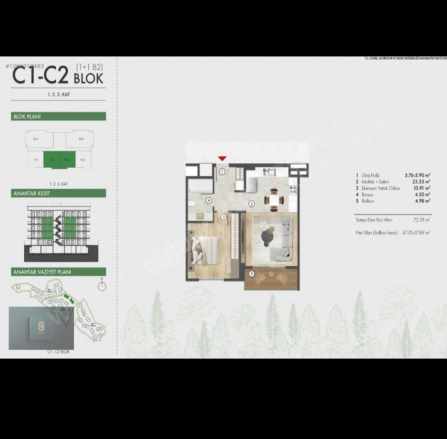Dnz A Ş Kemer Country Kemerboyunda Emlakkonut Kemerevleri Tekyetkili 1+1 Satılık Daire Eyüpsultan Göktürk Merkez Mah