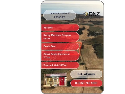 Dnz A Ş Silivri Fenerköy Satılık Tarla Fener Mah