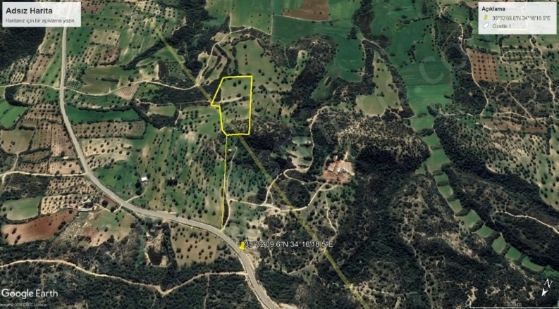 Sıpahı Sıpahı Satılık Tarla |  8660M2 14.500£ Resim-2